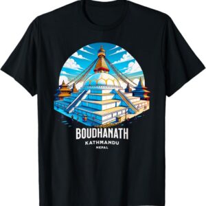 Boudhanath Buddhist Stupa Boudha Kathmandu T-Shirt